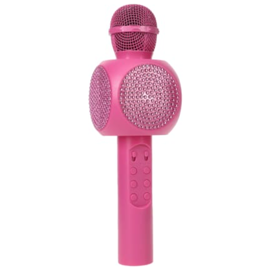 Bluetooth® Karaoke LED Bling Mic With Speaker